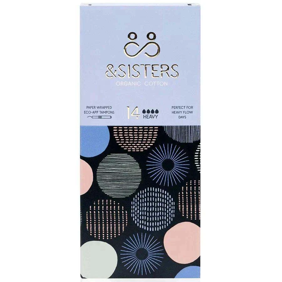 &Sisters Eco-Applicator Tampons Heavy Pack Of 14 3 &Sisters Eco-Applicator Tampons Heavy Pack Of 14