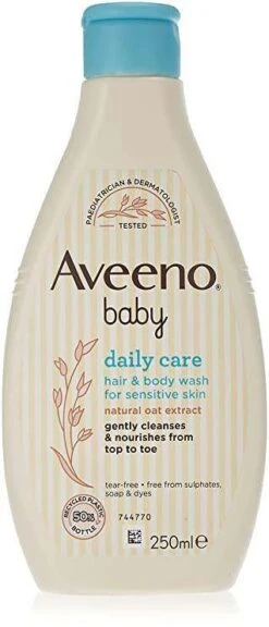Aveeno Baby Daily Care Hair And Body Wash 250ml