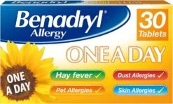 Benadryl Allergy One A Day Tablets Pack Of 30