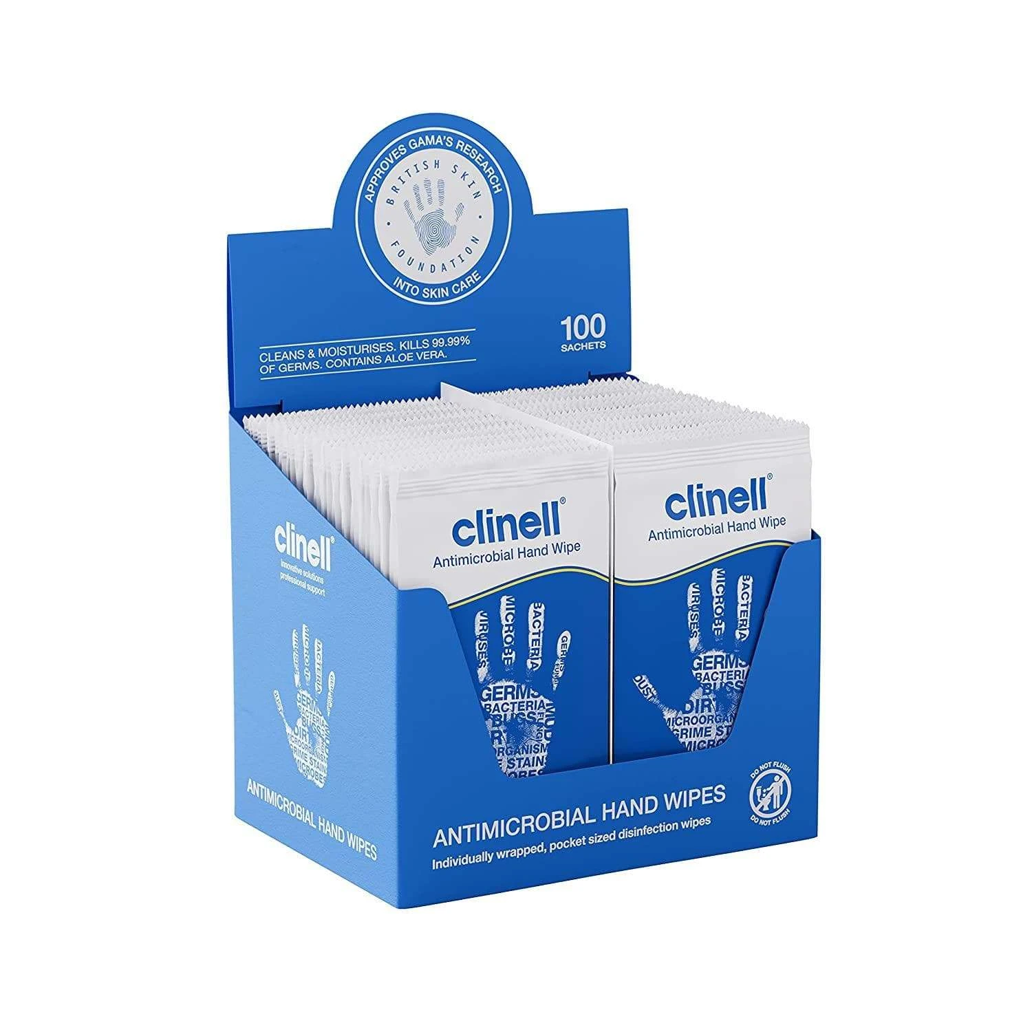 Clinell Antimicrobial Hand Wipes 4 Clinell Antimicrobial Hand Wipes - Image 2