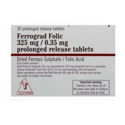 Ferrograd Folic Tablets Pack Of 30