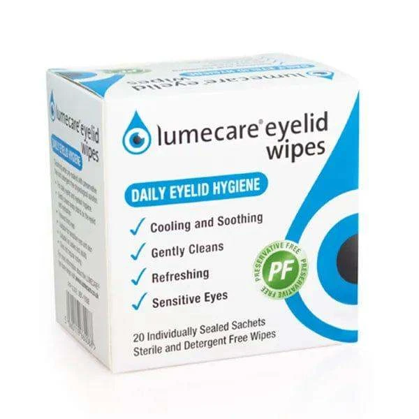 Lumecare Eyelid Wipes Pack Of 20 3 Lumecare Eyelid Wipes Pack Of 20