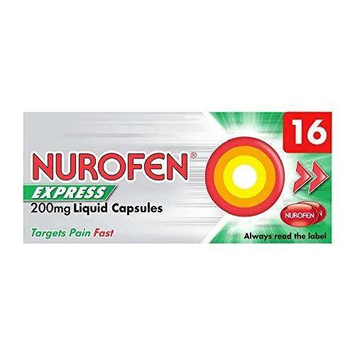 Nurofen Express Liquid Capsules 3 Nurofen Express Liquid Capsules