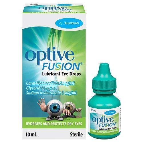 Optive Fusion Eye Drops 10ml 3 Optive Fusion Eye Drops 10ml