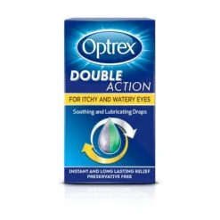 Optrex Double Action Eye Drops For Itchy And Watery Eyes 10ml
