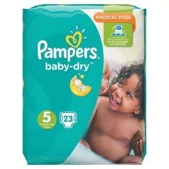 Pampers Baby Dry (unisex) Junior Pack Of 23