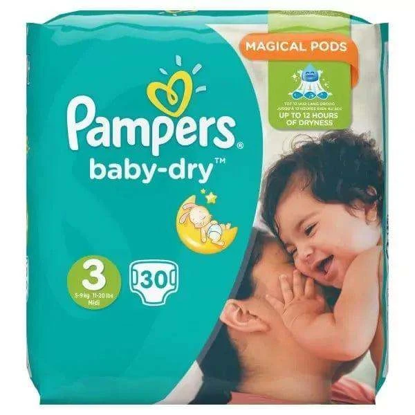 Pampers Baby Dry (unisex) Midi Pack Of 30 3 Pampers Baby Dry (unisex) Midi Pack Of 30