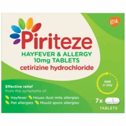 Piriteze Allergy Tablets