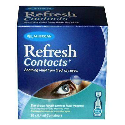 Refresh Contacts Unit Vials 0.4ml Pack Of 20 3 Refresh Contacts Unit Vials 0.4ml Pack Of 20