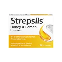 Strepsils Honey & Lemon Lozenges Pack Of 36