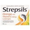 Strepsils Lozenges Orange & Vitamin C Pack Of 36