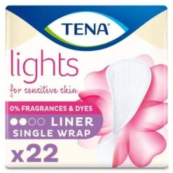 TENA Lights Liner Individually Wrapped Pack Of 22