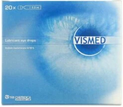 Vismed Lubricant Eye Drops 0.18% 0.3ml Pack Of 20