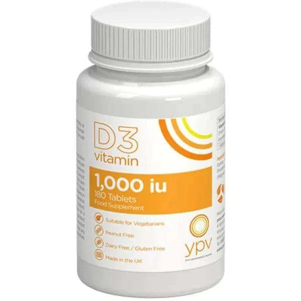 YPV Vitamin D3 1000iu Tablets Pack Of 180 3 YPV Vitamin D3 1000iu Tablets Pack Of 180