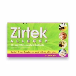 Zirtek Allergy Tablets Pack Of 21